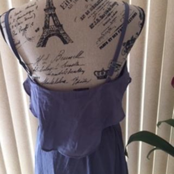 CHELSEA28 BLUE SPAGHETTI STRAP DRESS SIZE M - Picture 6 of 6